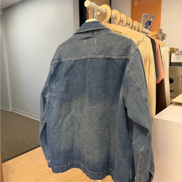 Alex Mill - Work Jacket in Vintage Wash Denim XL - Picture 3 of 7